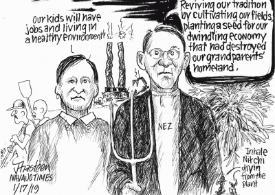 Nez and Lizer ganged up against ongoing rez problems.