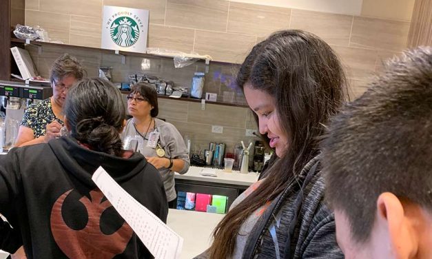 Chinle Starbucks opens to long lines