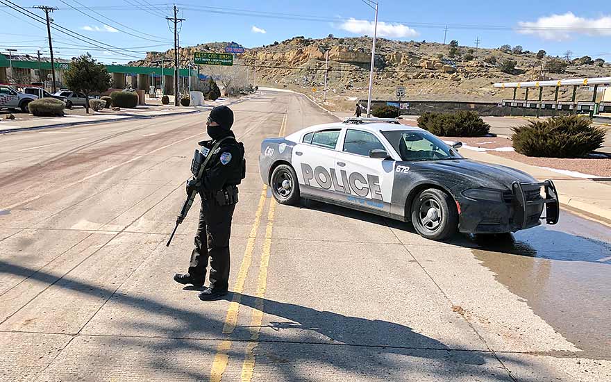 Report says shots fired, manhunt ends with no suspects