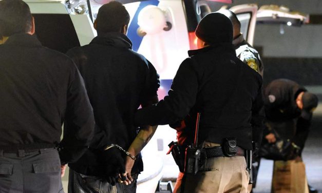 Stolen vehicle pursuit ends in manhunt, arrest of murder suspect