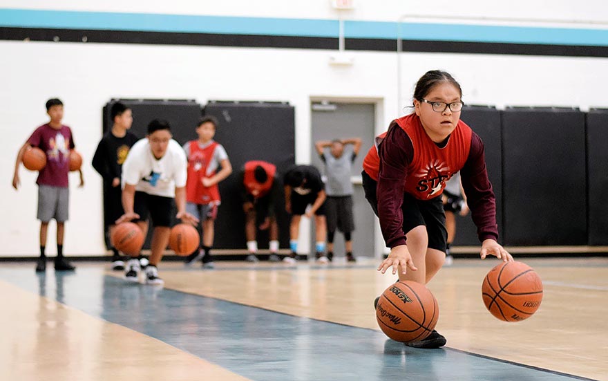 Tough love and discipline at Rising Stars camp
