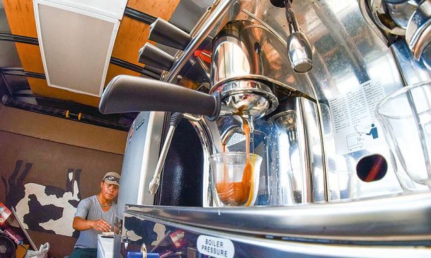 Goodbye, coffee desert! Monument Coffee is on the scene