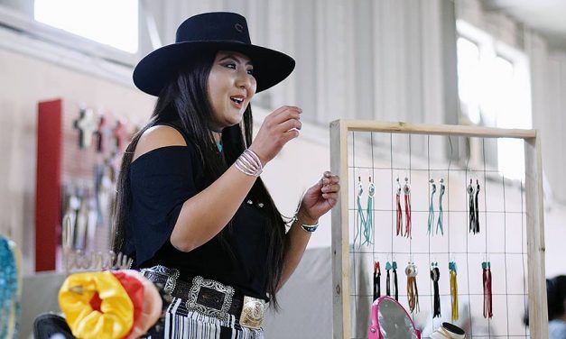 Fringe queen:  Cowgirl-turned-designer fashions jewelry for western wear