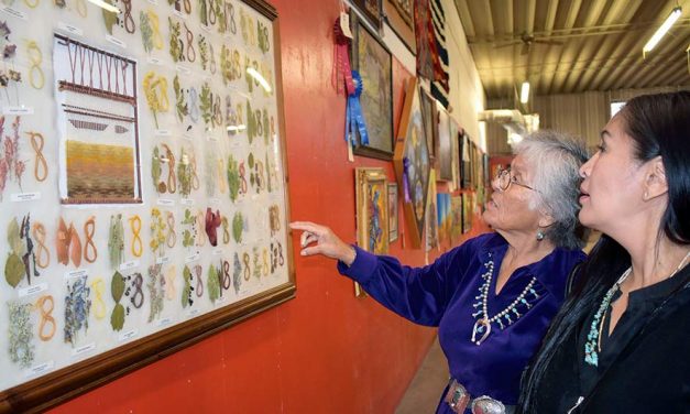 Weaver earns ‘best of show’ for dye chart