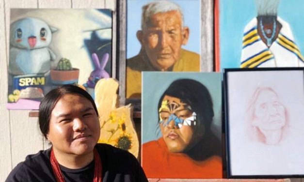 Diné artist navigates the in-between