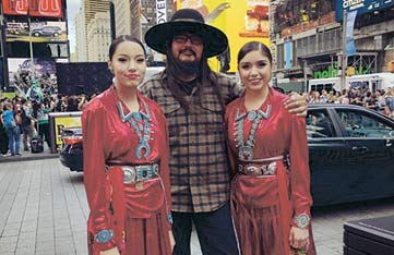 Sisters from Montezuma Creek perform at New York City fashion show