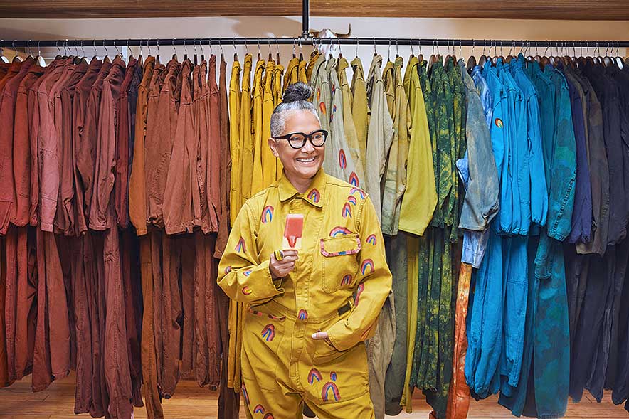 Entrepreneur creates up-cycled clothing, better life