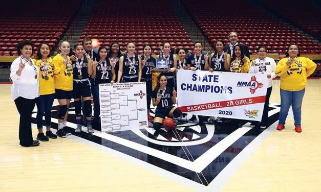 Mescalero girls motivated by title loss, win 1st championship