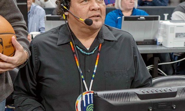 Reading the crowd:   Diné DJ directs entertainment for Detroit Pistons