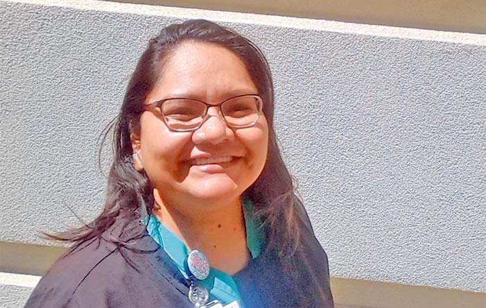 Student serves as nurse on front lines