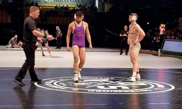 Tsinigine claims second state wrestling title