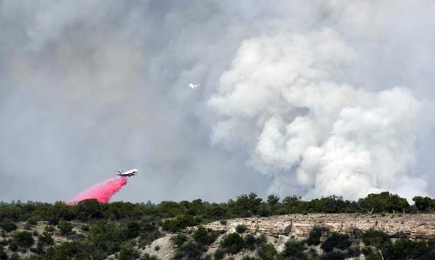 Fire in Wood Springs not yet contained