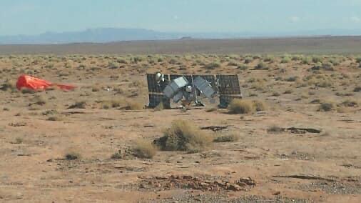 Object falls from sky near Dennehotso