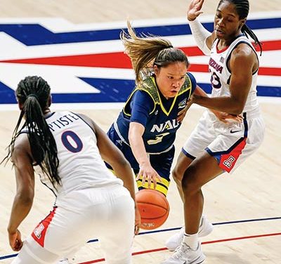 ‘When I play, reality goes away’: NAU’s new basketball player leads the score in opening season