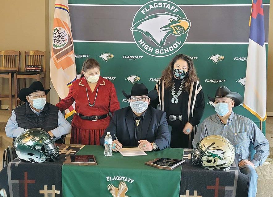Faith, family, and football: Nalnishi-Shirley signs on for Mesa Community College