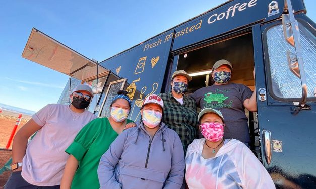 ‘You’ve got to grind the beans’:  Sisters ‘stay grounded’ with coffee truck business