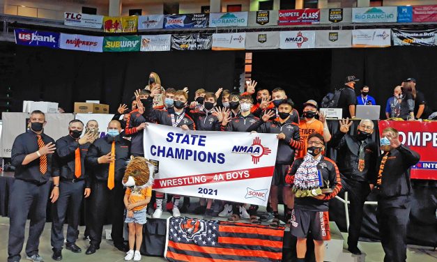 Eight locals win state wrestling titles: Aztec captures fourth straight team title