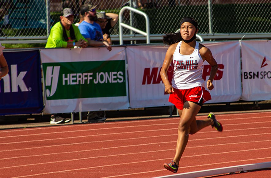 Pine Hill girls win 3 golds, Ramah boys 2 in state track