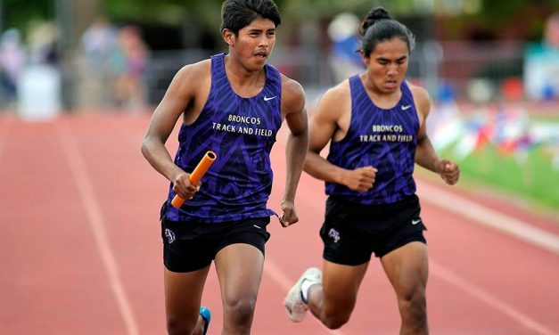KC boys win gold in 4×100 race