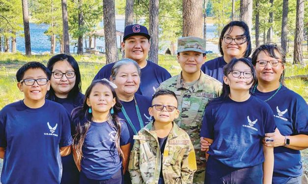 In the Air Force now: Service woman honors dad, inspires family