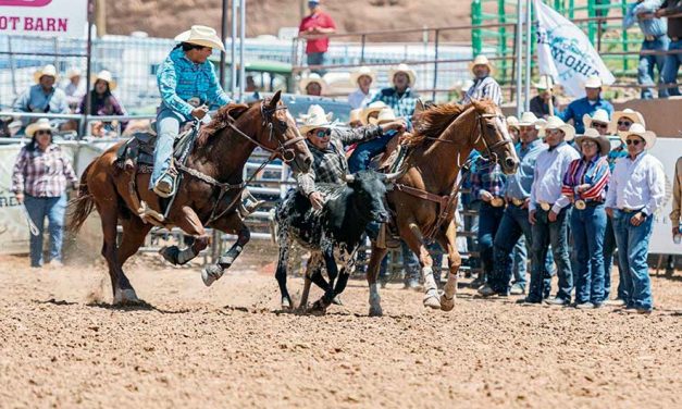 Crownpoint bull dogger wins second Ceremonial crown