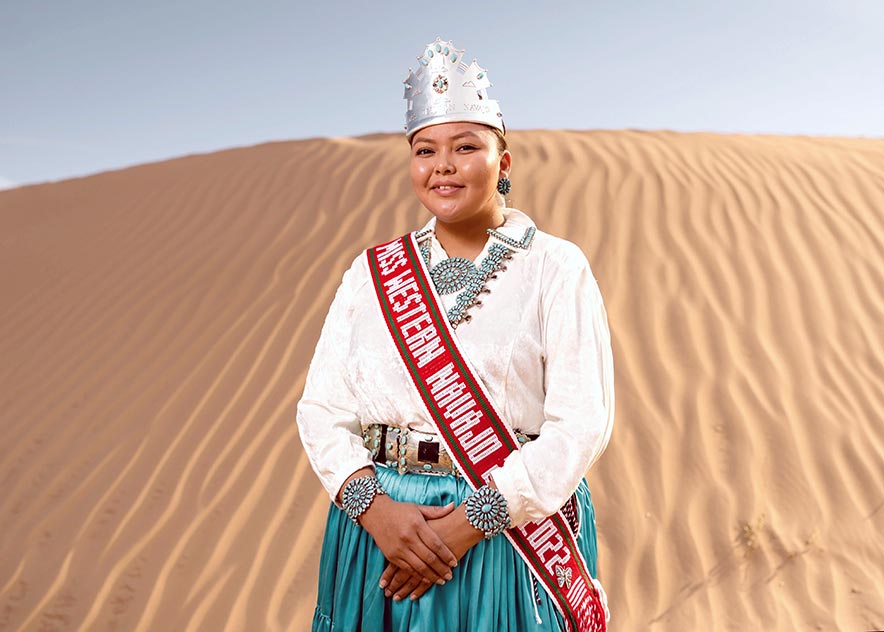 Former Miss Northern Navajo royalty are grand marshals for fair parade