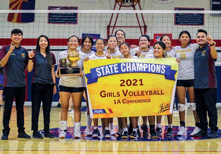 Cream of the crop: Hamilton setter, Laguna-Acoma libero named POY