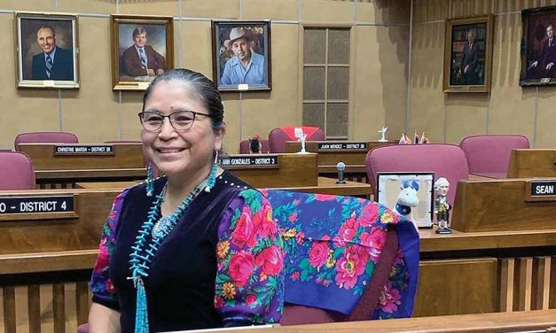 Rising to the challenge: Hatathlie sworn in with culture surrounding