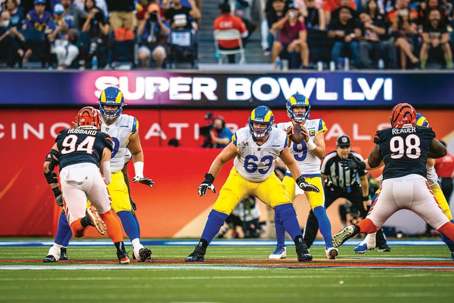 ‘Just trust yourself’: LA Rams’ Austin Corbett represents Indian Country