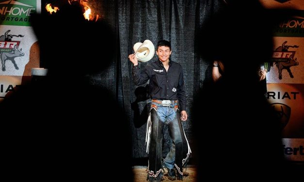 Diné bullriders fire up crowd at Pit