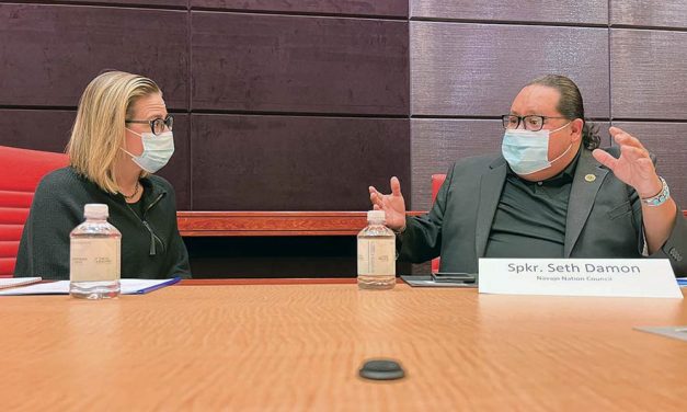 Sen. Sinema zeroes in on Diné priorities