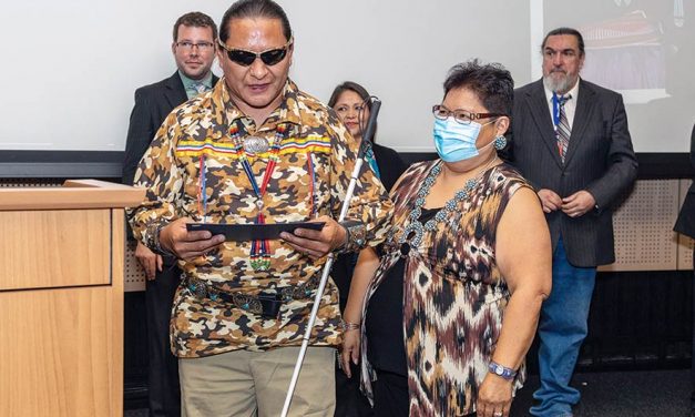 Diné excels with help from family, college program