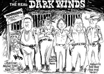 The real dark winds. Corrupt politicians running for office.
