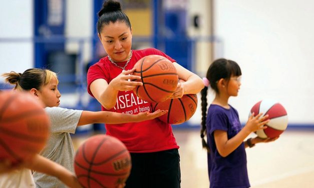 Benally lends collegiate skills to youth camp