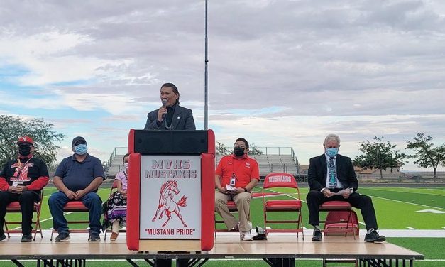 Hozho football: Monument Valley dedicates renovated football stadium
