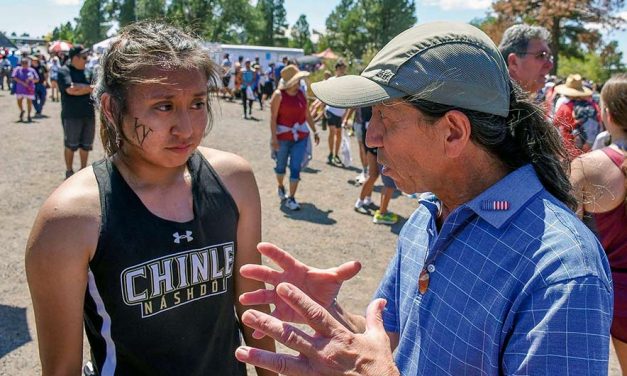 With heavy hearts, Chinle girls take third at Peaks Invite