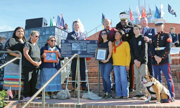 Navajo Code Talker plaque dedicated in San Diego