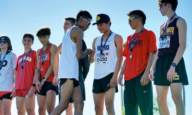 Making progress: Window Rock harrier takes 4th