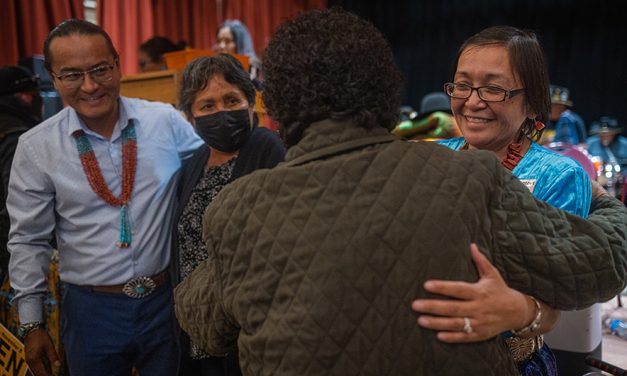 More than 600 rally to support Nygren and Montoya