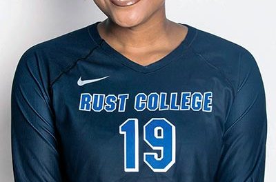 Ganado alumna emerging as a leader for Rust College volleyball