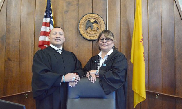 Two Diné magistrate judges take oath of office