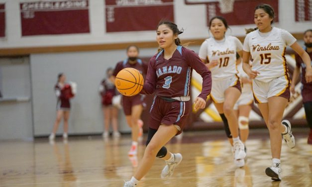 Winslow girls nail 17 treys in win over Ganado