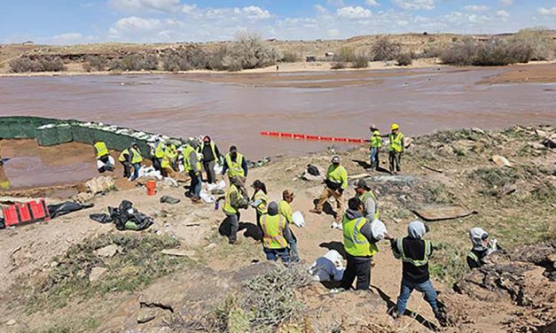 Chinle flooding improves, but water continues to run