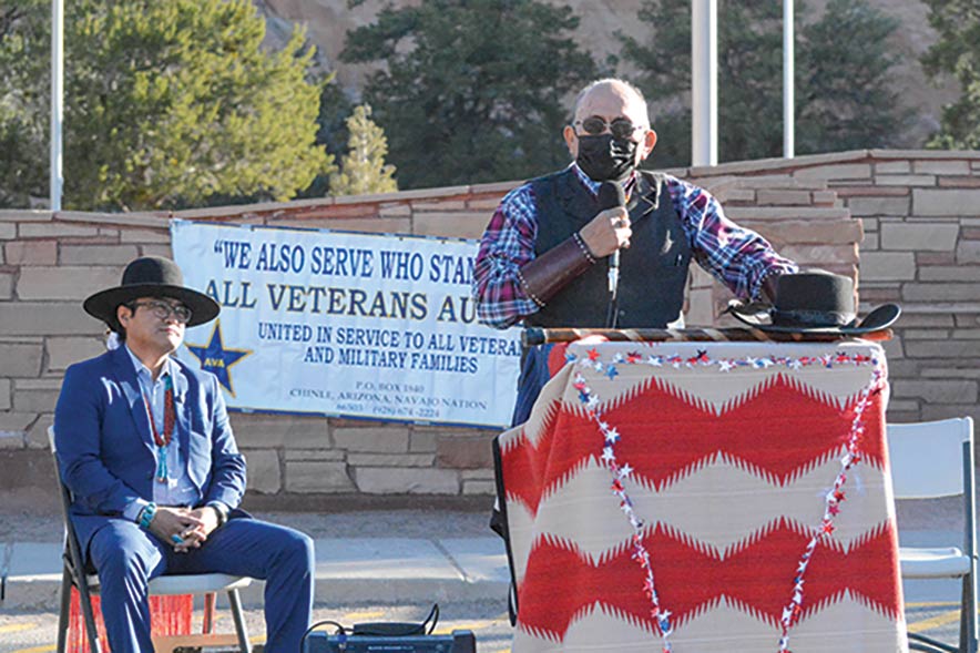 ‘Bringing strength and pride’: ‘Alą́ąjį’ naazíinii gather in prayer for military personnel, families