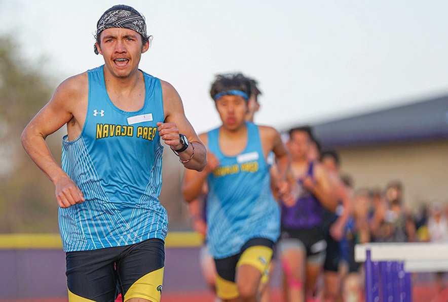 Navajo Prep long distant runner completes triple crown