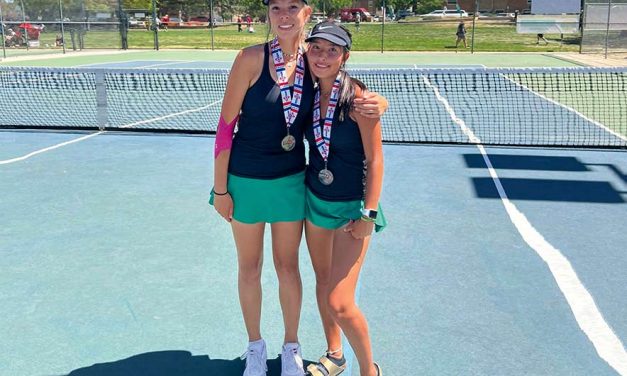 NMAA state tennis, Navajo girls finish as reserve champs in doubles