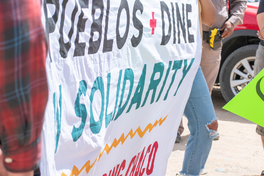 ‘Go home’, Haaland’s return home derailed by protest near Chaco Canyon
