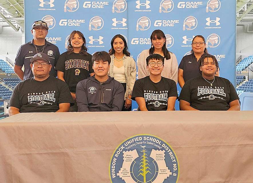 8 athletes signs for college from Window Rock