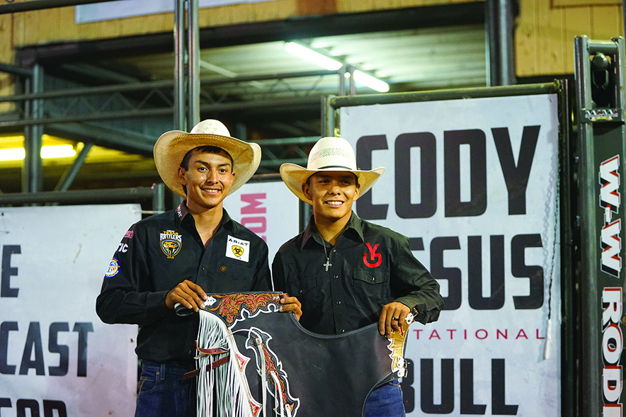 Diné bull rider wins inaugural Cody Jesus Invitational