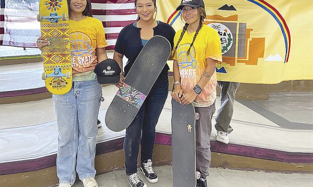 Diné ladies ‘represent’ at premier skateboard camp